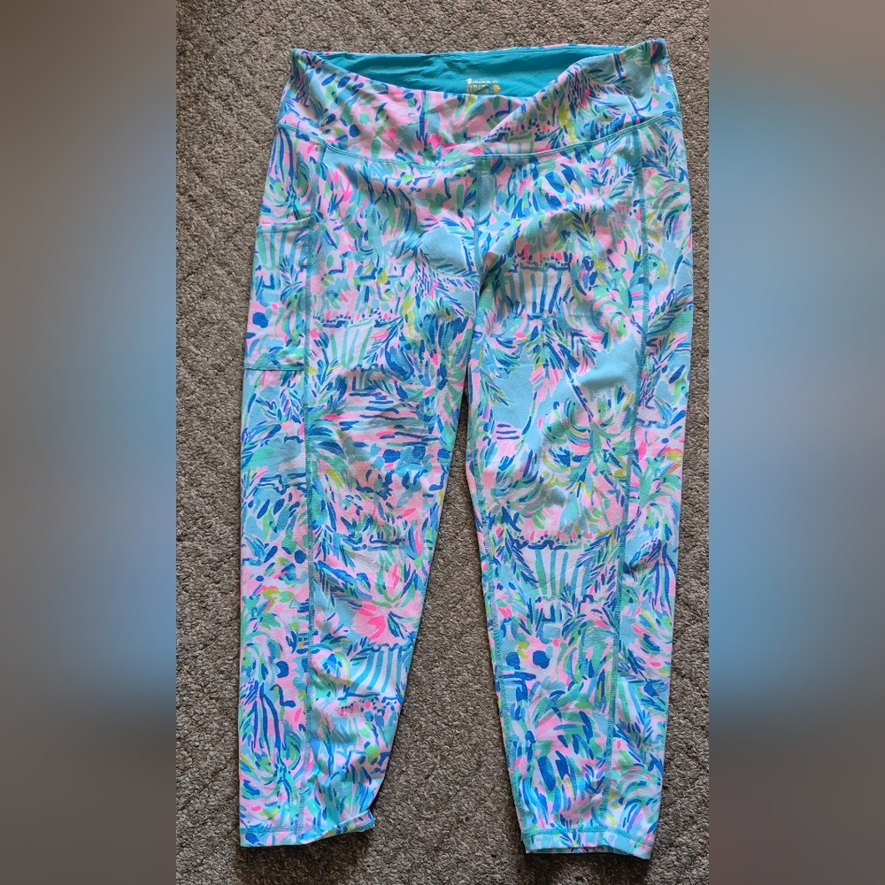 Lilly Pulitzer  Luxletic Weekend High Rise Crop Leggings Sz.XXL